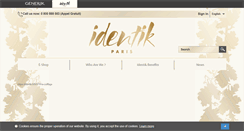 Desktop Screenshot of identik.fr