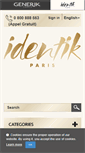 Mobile Screenshot of identik.fr